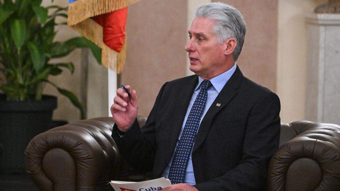 Cuban leader Miguel Diaz-Canel