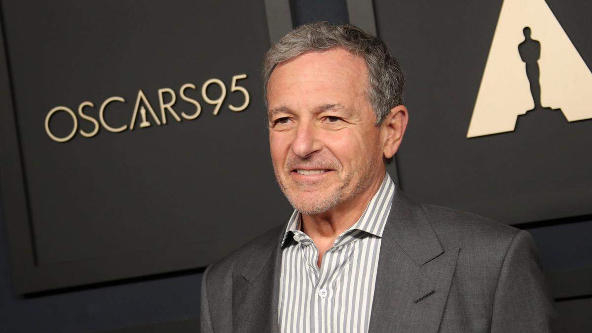 Disney CEO Bob Iger arrives at the 95th Oscars nominees luncheon at the Beverly Hilton in Beverly Hills, Calif. on Monday, Feb. 13, 2023.
