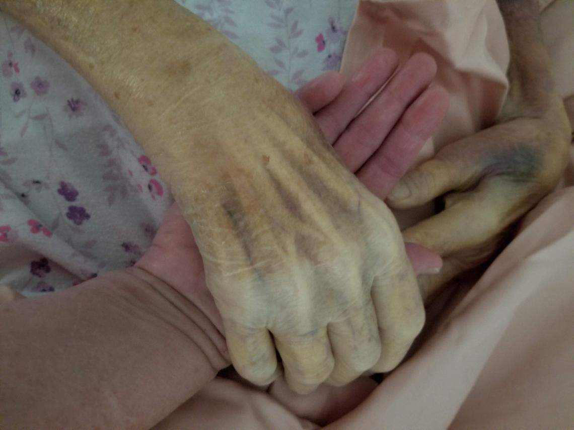 When Rita Thomas finally saw her daughters after more than six months, “She wouldn’t let go of my hand,” said her daughter, Nan Thomas.