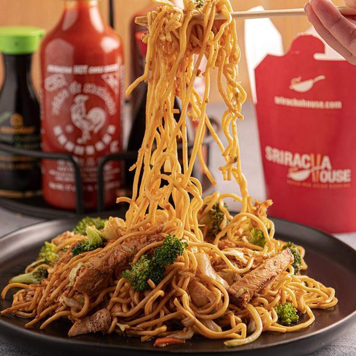 Noodles Picon dish at Sriracha House, which opened in Miami Beach almost 10 years ago and is opening a new restaurant in South Miami.