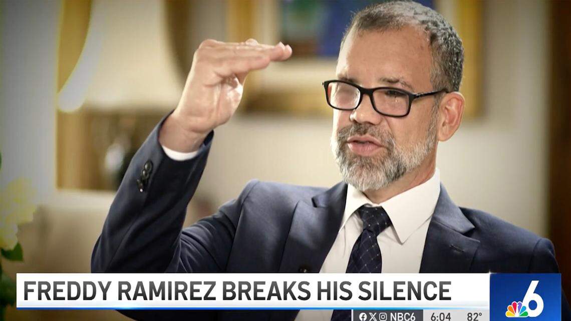 In his first public appearance since trying to take his own life four months ago, former Miami-Dade Police Director Alfredo “Freddy” Ramirez on Monday spoke to NBC 6, blaming the episode on the stress of his job — listing everything from officers under his watch being killed, to the collapse of the condo in Surfside, to the pandemic, and the stress of running for sheriff.