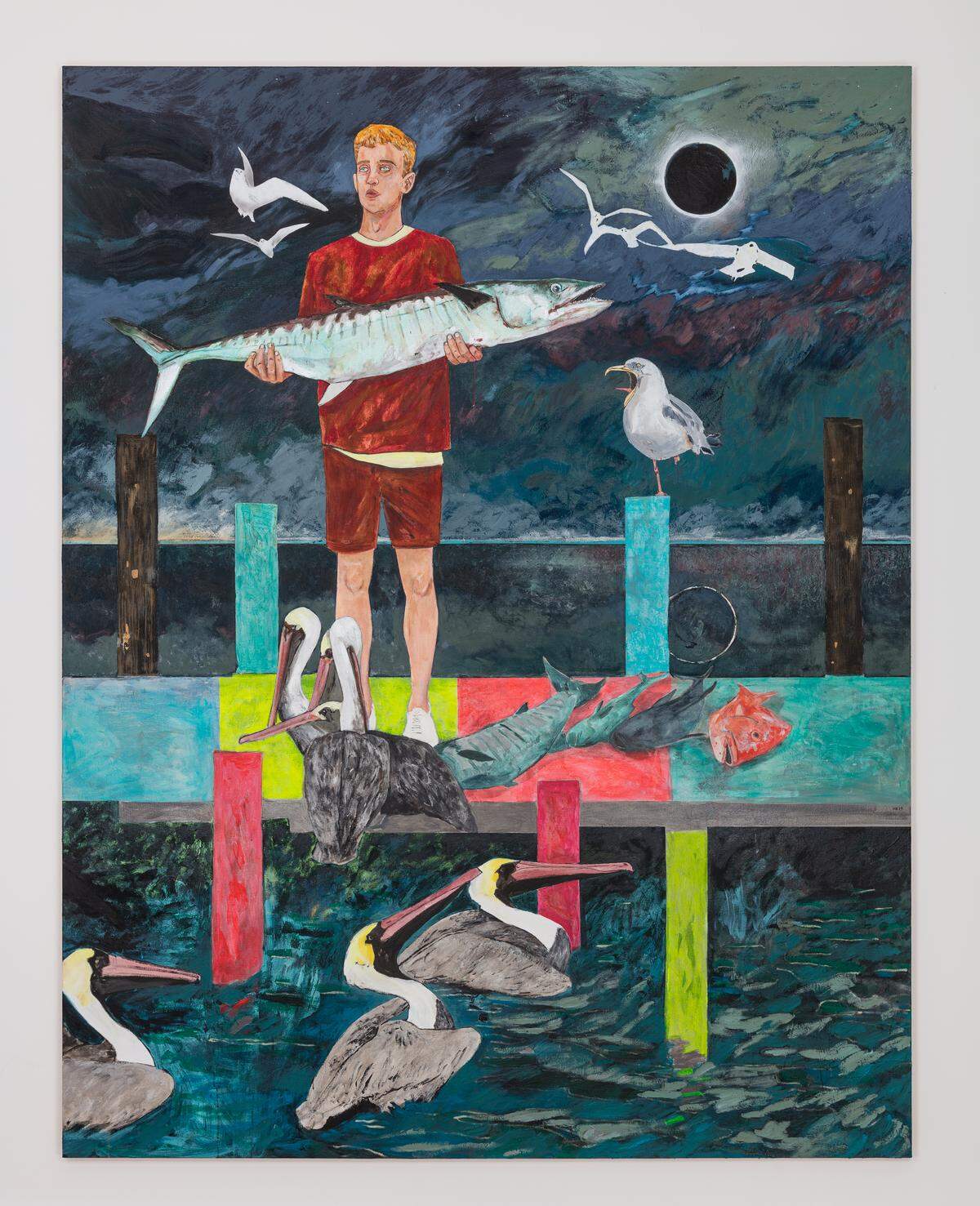 “A Morning Eclipsed 1,” 2019, one of the work’s in the artist’s 2019 solo show at Lehmann Maupin’s New York gallery. 