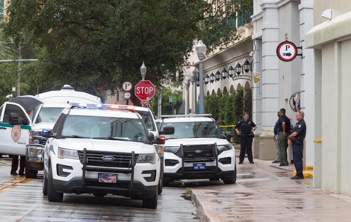 At least one person was shot and killed at a parking garage in downtown Coral Gables on Friday, July 22, 2022.