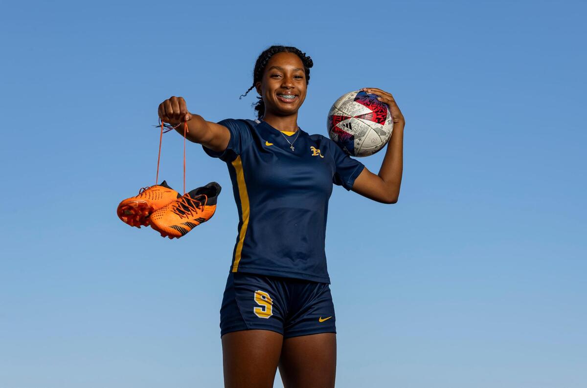 After finishing her sophomore season with 23 goals and 10 assists, St. Thomas Aquinas’ Sophie Barnes is the Miami Herald’s Girls’ Soccer Player of the Year for Broward County for Classes 7A-5A.