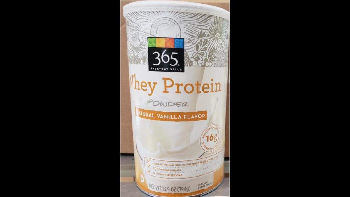 Whole Foods’ house brand, 365 Whey Protein Powder Natural Vanilla Flavor