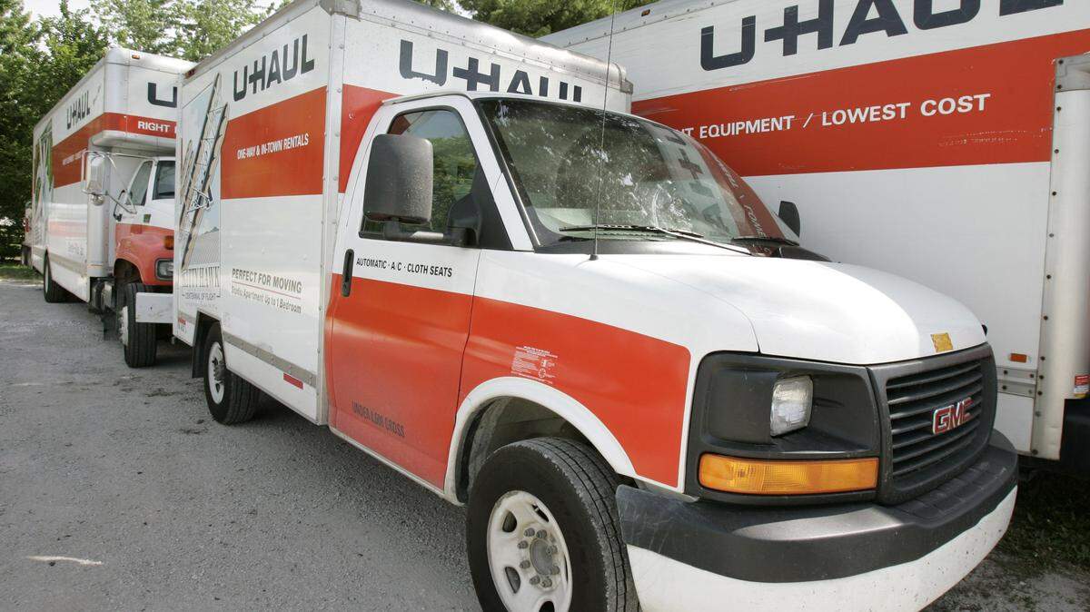 The demand for rental trucks from families leaving California for other states has caused prices to soar, compared to moves to California.