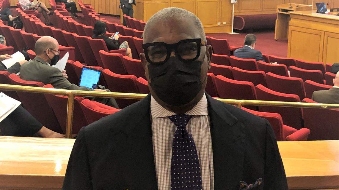 William “Bill” Diggs, former head of Alonzo Mourning’s charity, after a unanimous County Commission vote on Nov. 2, 2021, appointing him director of the Miami-Dade Economic Advocacy Trust, a county agency for prosperity in Black communities.