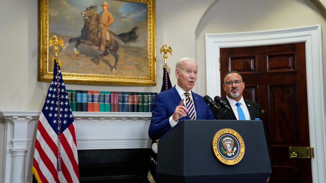 The Department of Education has changed which federal student loans will qualify for forgiveness. (AP Photo/Evan Vucci)