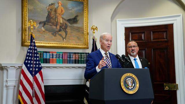 The Department of Education has changed which federal student loans will qualify for forgiveness. (AP Photo/Evan Vucci)