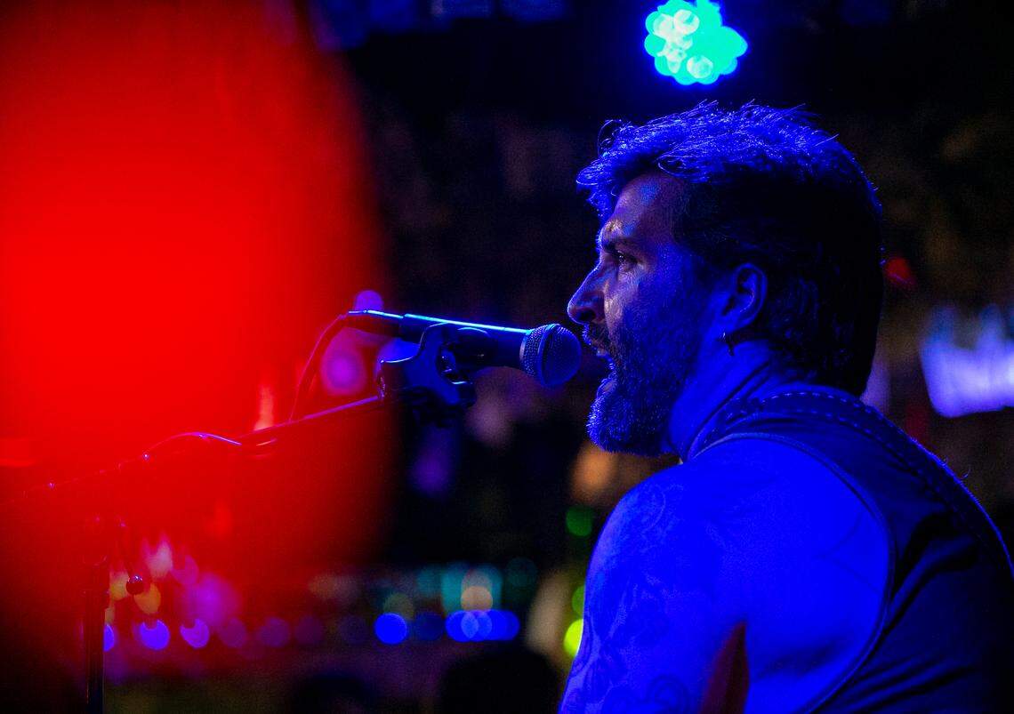 Jack Wolf performs at Willie T’s in Key West, Florida on Friday, December 10, 2021.