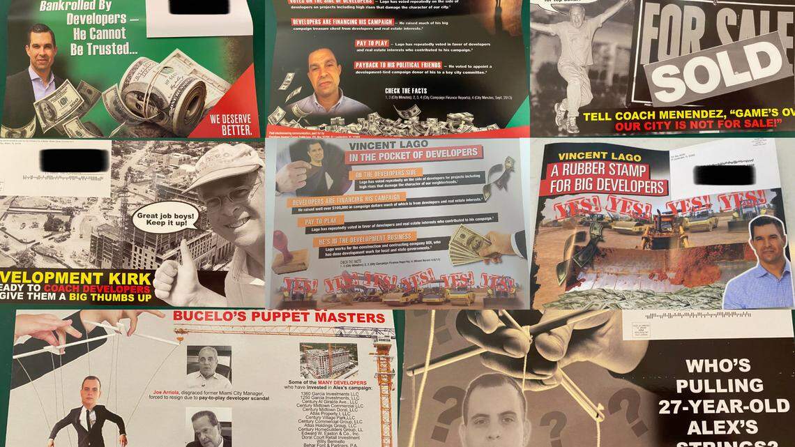 Attack advertisements funded by political committees went out in the Coral Gables election over the last week, attacking Vice Mayor Vince Lago and Group III candidates Kirk Menendez and Alex Bucelo.