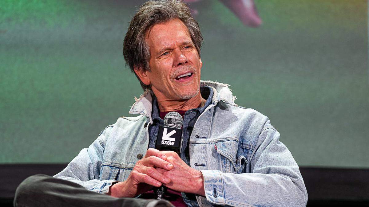 Actor Kevin Bacon speaks during a South by Southwest featured session at the Austin Convention Center on Friday, March 7, 2025 in Austin.