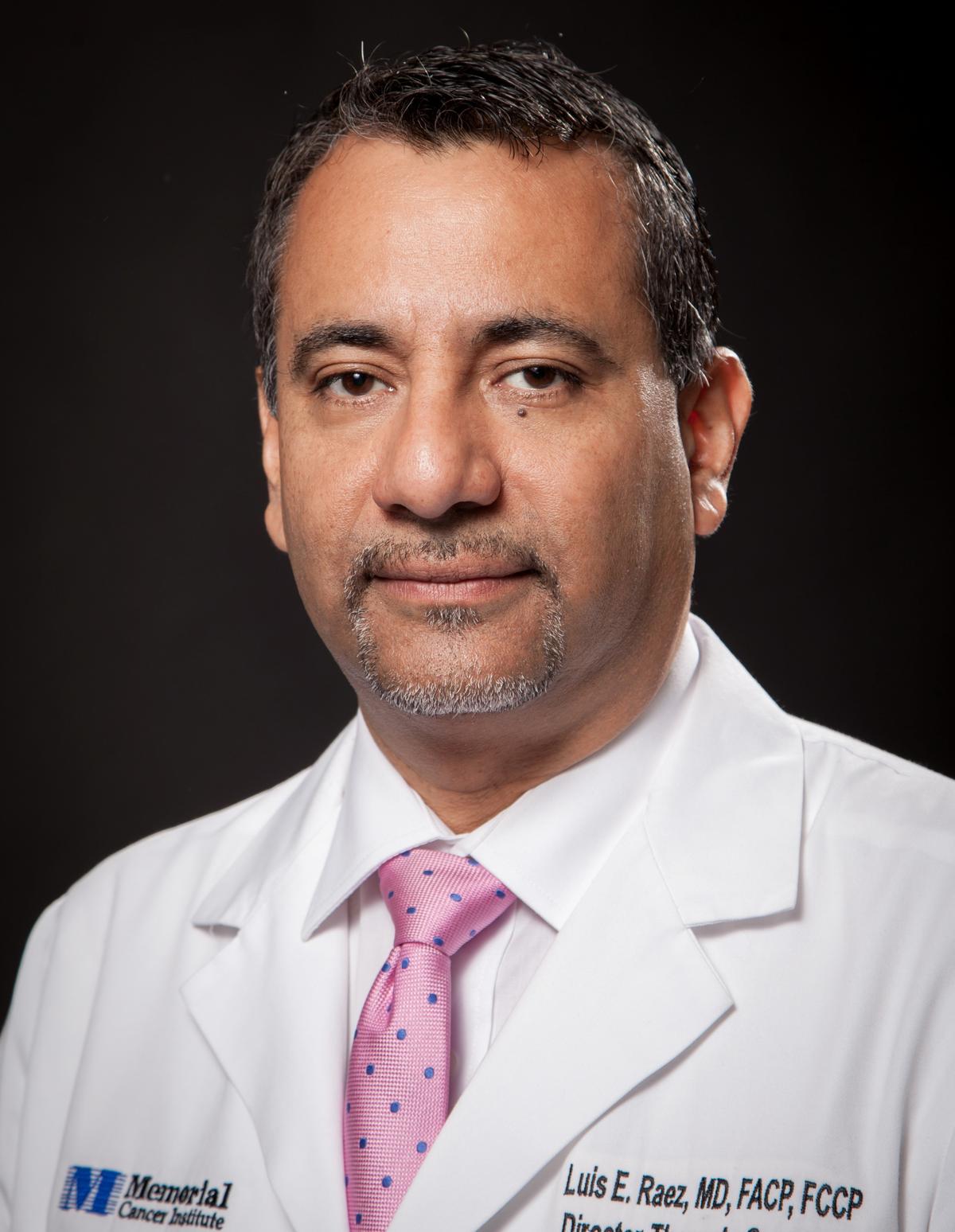 Dr. Luis Raez, medical director of Memorial Cancer Institute in Broward County.
