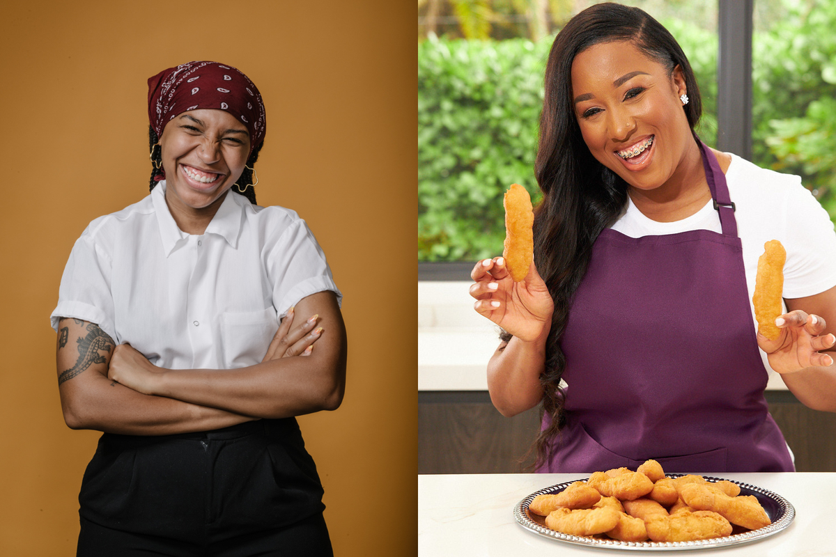 Chefs Kia Damon (left) and Taneisha Bernal will be participating at The Cookout, one of South Beach Wine & Food Festival’s annual events.