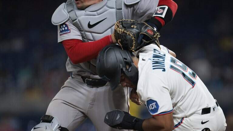 Photo Gallery: Miami Marlins play Boston Red Sox