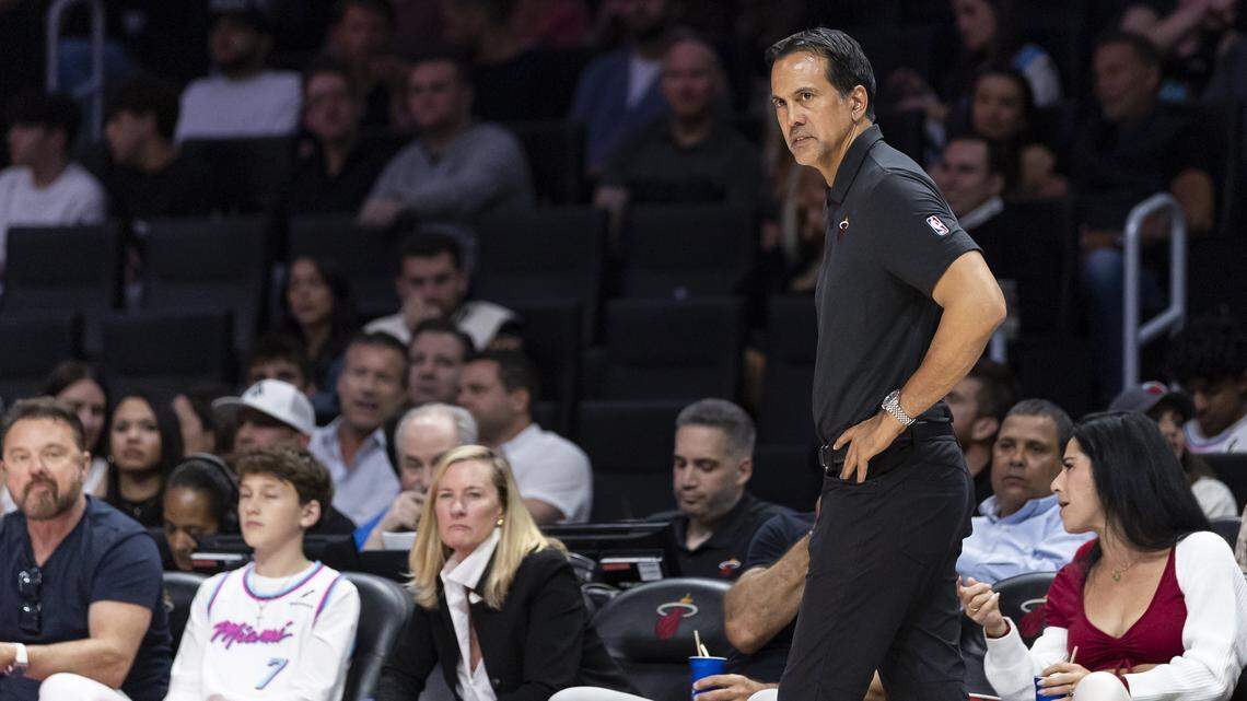 Herro and Powell return, but Heat rotation remains unsettled as playoff push intensifies.