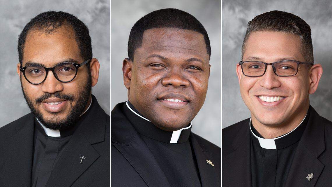 From left: Jose Enrique Lopez Alvarez, Reynold Brevil and Yonhatan Andres Londono Acosta