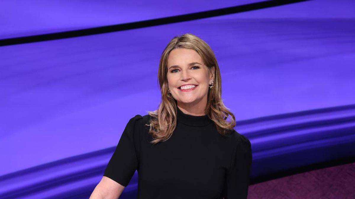 Savannah Guthrie is hosting “Jeopardy!” from June 14-25
