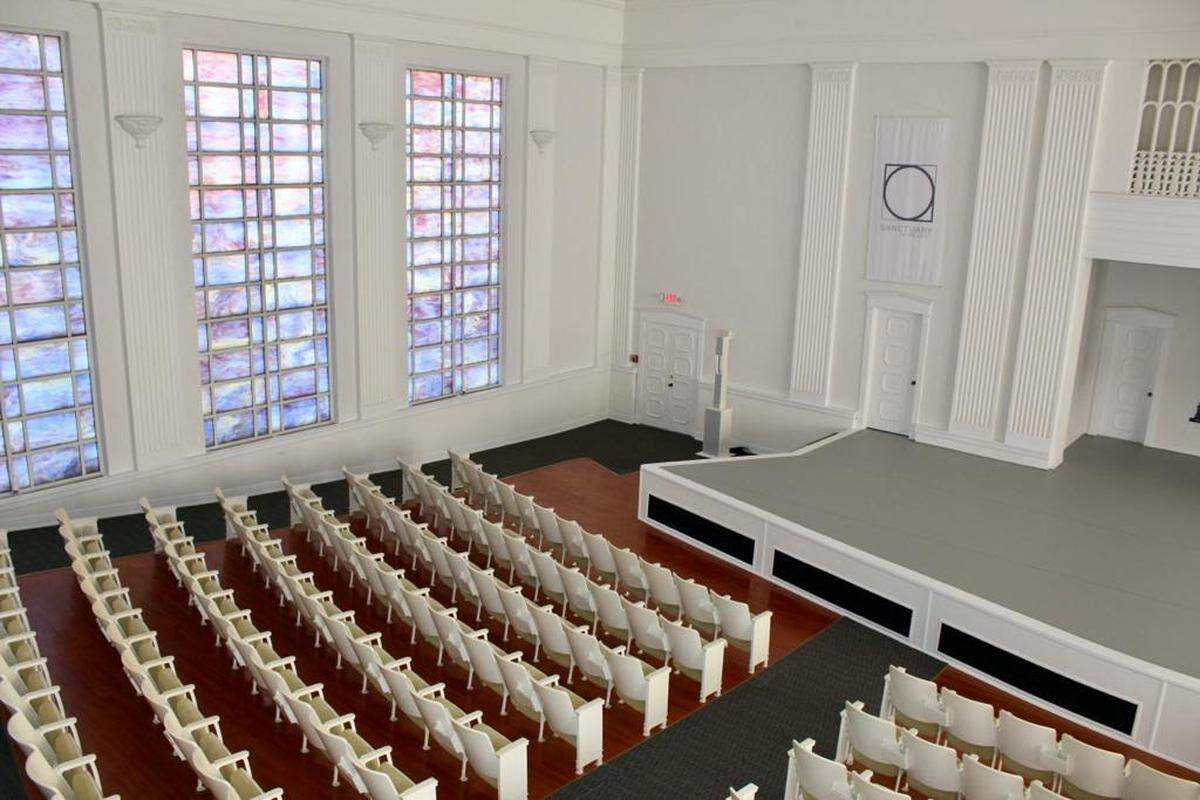 The theater inside Santuary of the Arts, a Coral Gables nonprofit that supports the arts.