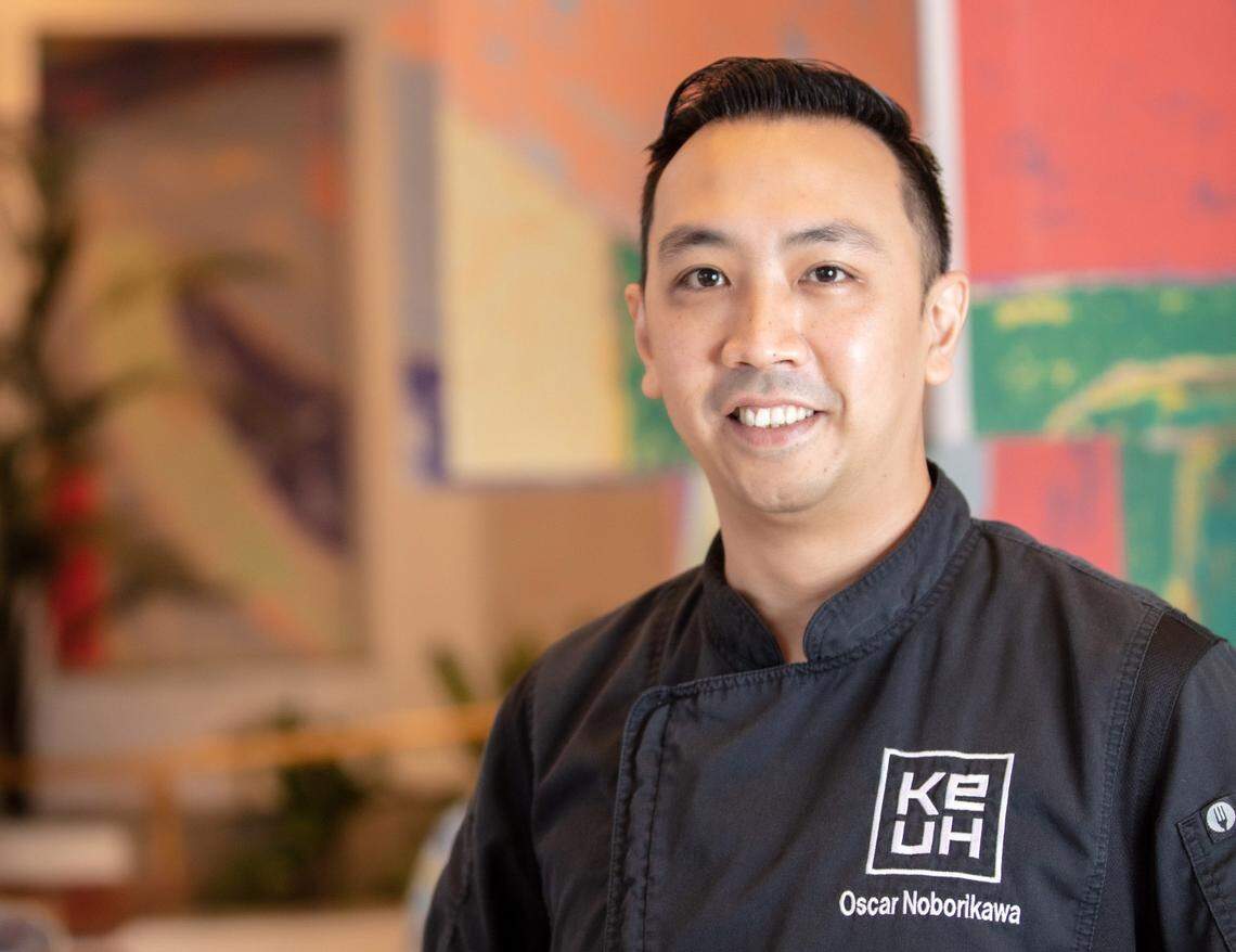 Ke-uH chef Oscar Noborikawa worked at Nobu Miami for 14 years.