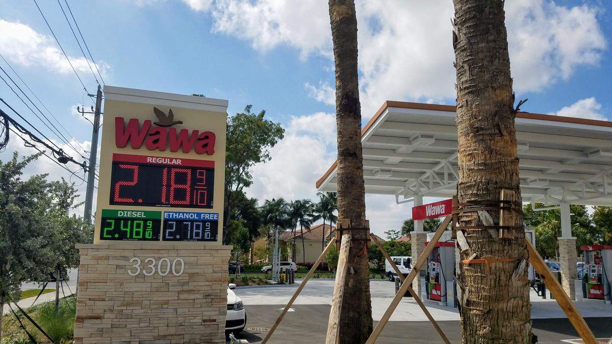 You know you better fill up that tank before venturing out onto Doral’s mean streets.