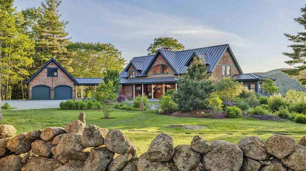 Rural hideaway: Townsfolk were shocked to find the refined Maxwell lived in their midst