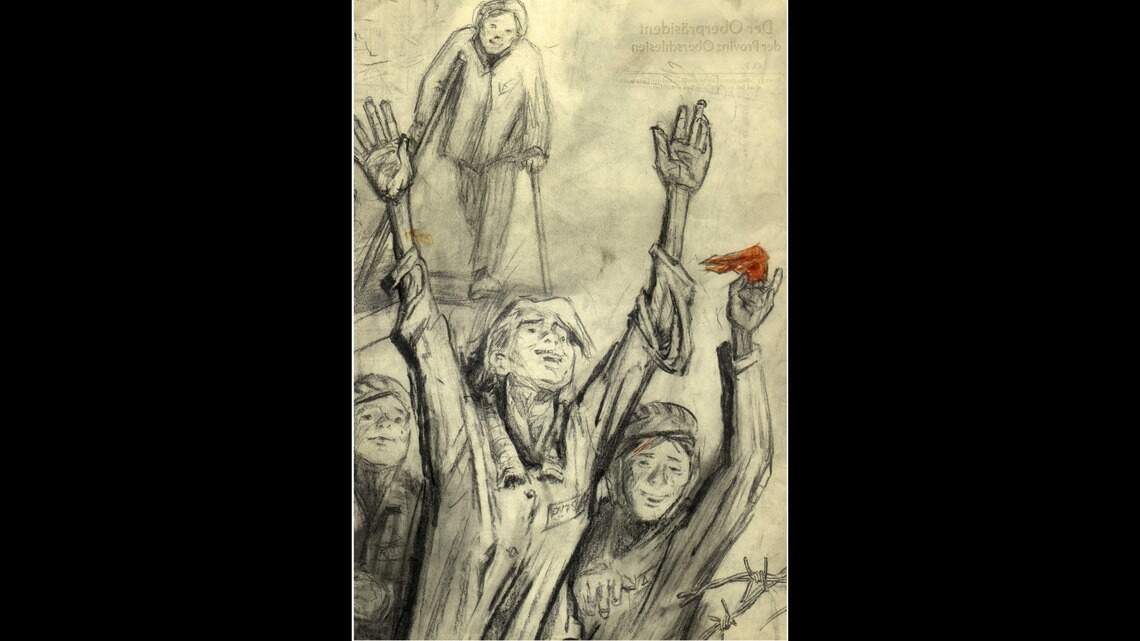 Exhibit to feature Holocaust survivors’ art, timed to Auschwitz’s liberation 75 years ago
