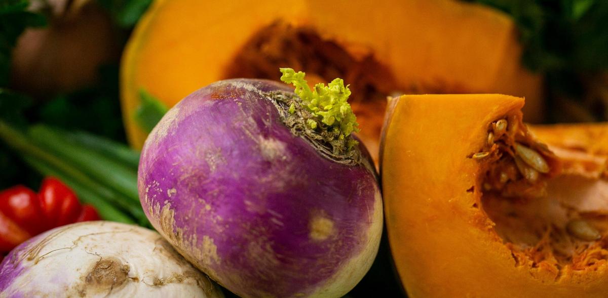 Some of the ingredients in Haiti’s soup joumou include pumpkin, known as calabaza, and turnip.