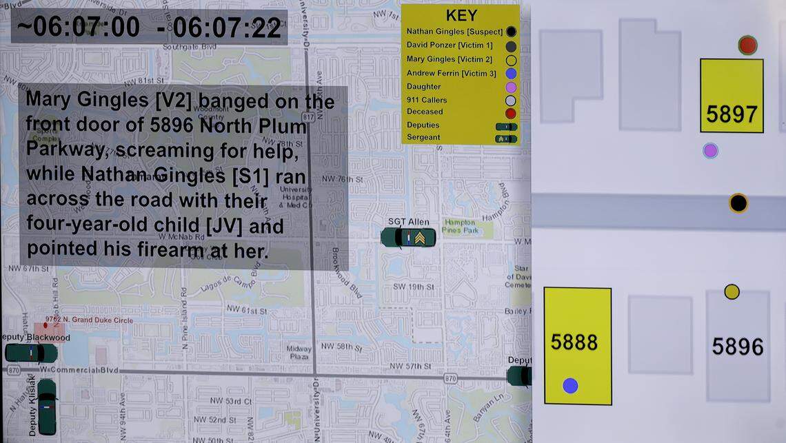 Broward Sheriff Gregory Tony and members of BSO’s Internal Affairs Unit hold a press conference at the BSO Public Safety Building in Fort Lauderdale on Friday, Sept. 12, 2025, about police misconduct in the Tamarac triple homicide case. (Mike Stocker/South Florida Sun Sentinel)