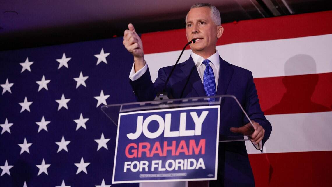 Jolly appeals to decency, rejects socialism after Florida Democratic primary win