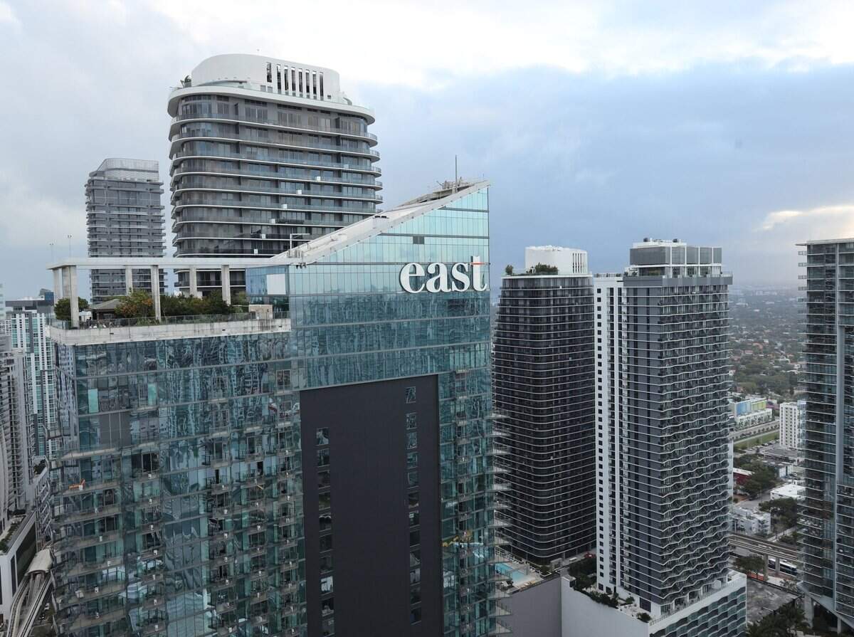 An office building in Miami’s Brickell neighborhood.