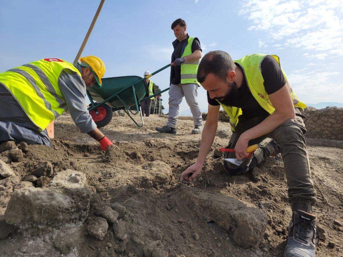 Excavations have begun in the unexplored city block.