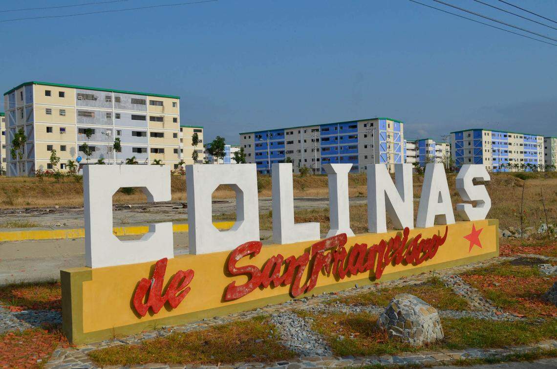 Reporters partnering with the Miami Herald and el Nuevo Herald visited the buildings erected by Ceballos companies 40 miles south of Caracas and found them lacking potable water, among other problems.