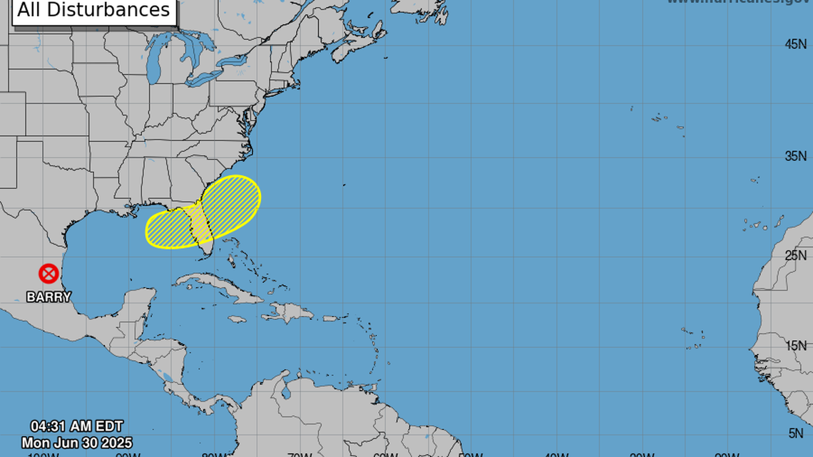 A potential tropical system could dump heavy rain on Florida this week