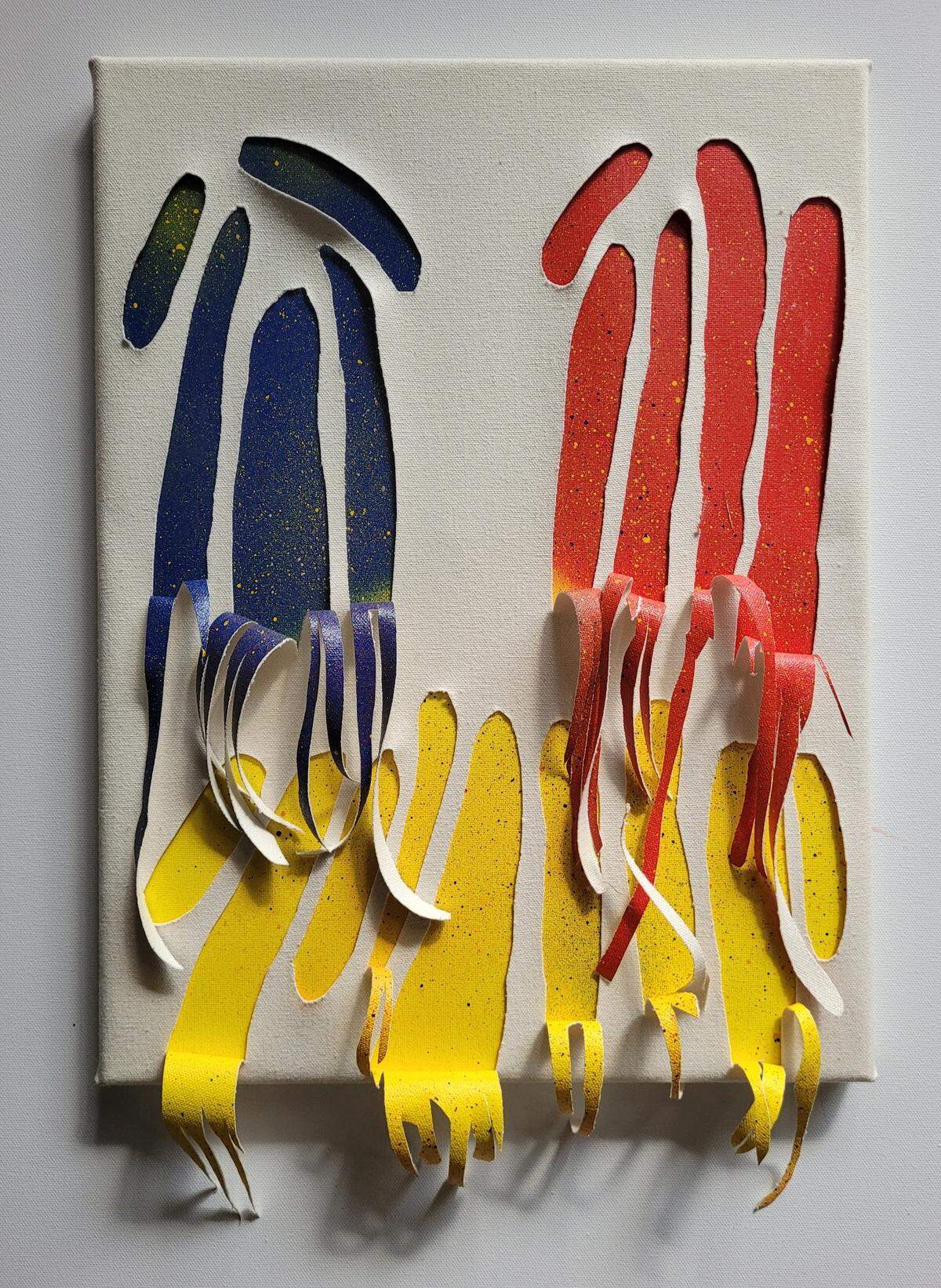 Dimentions Variable hosts the show, “Can I Sit Next to You,” from Nov. 19 - Jan. 28, 2022. Brandon Opalka’s “Primary 2” will be on display.