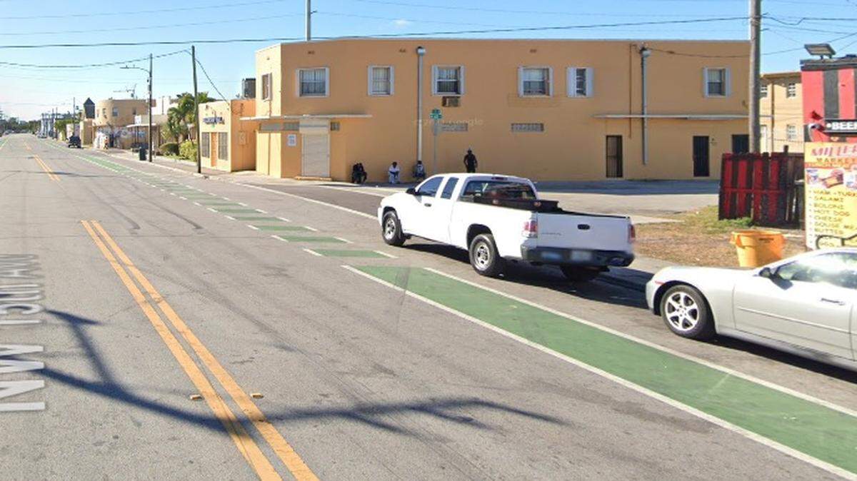 Four people were shot early Saturday morning, April 9, 2022, in the area of 6811 NW 15th Avenue, Miami police say. This is a Google Maps image of the location.
