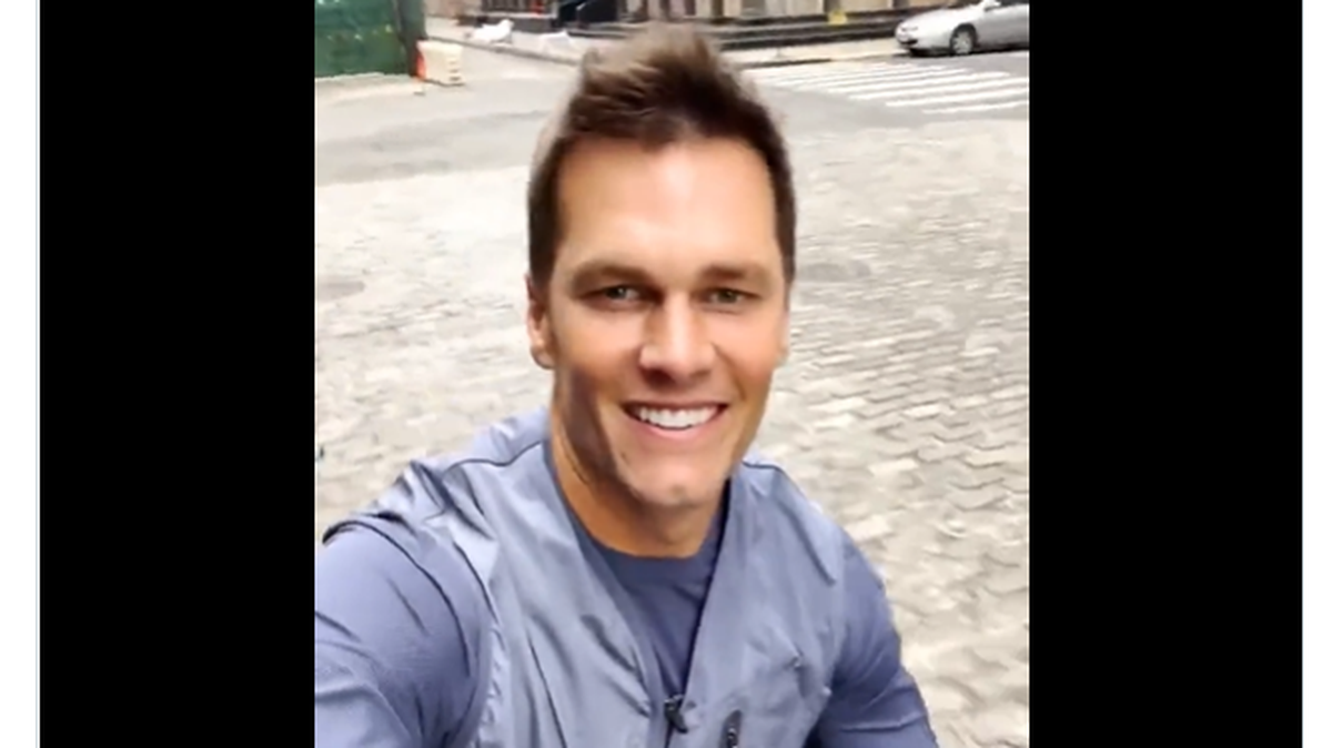Tampa Bay Buccaneers quarterback Tom Brady posted a funny video of himself eschewing a boring routine of waking up, having a smooth and working out, to take a bicycle ride around New York City.