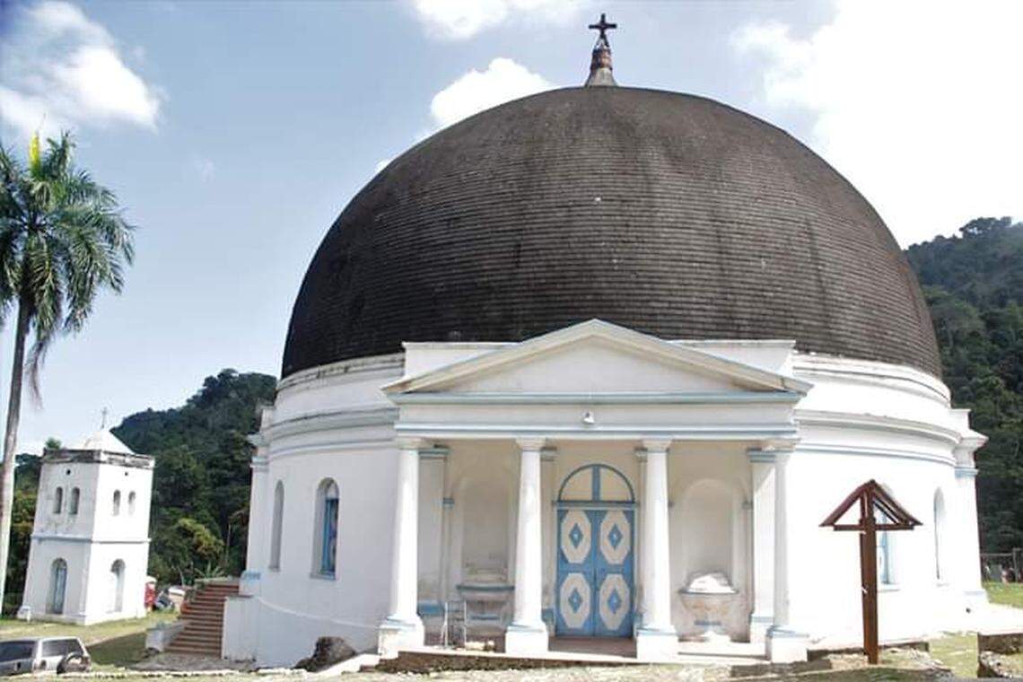 Our Lady of the Immaculate Conception Church in Milot sits among three iconic structures inside the National Historic Park in northern Haiti outside the city of Cap-Haïtien. Built after the Haitian Revolution, it lost its unusual wooden dome roof on Monday, April 13, in a fire.