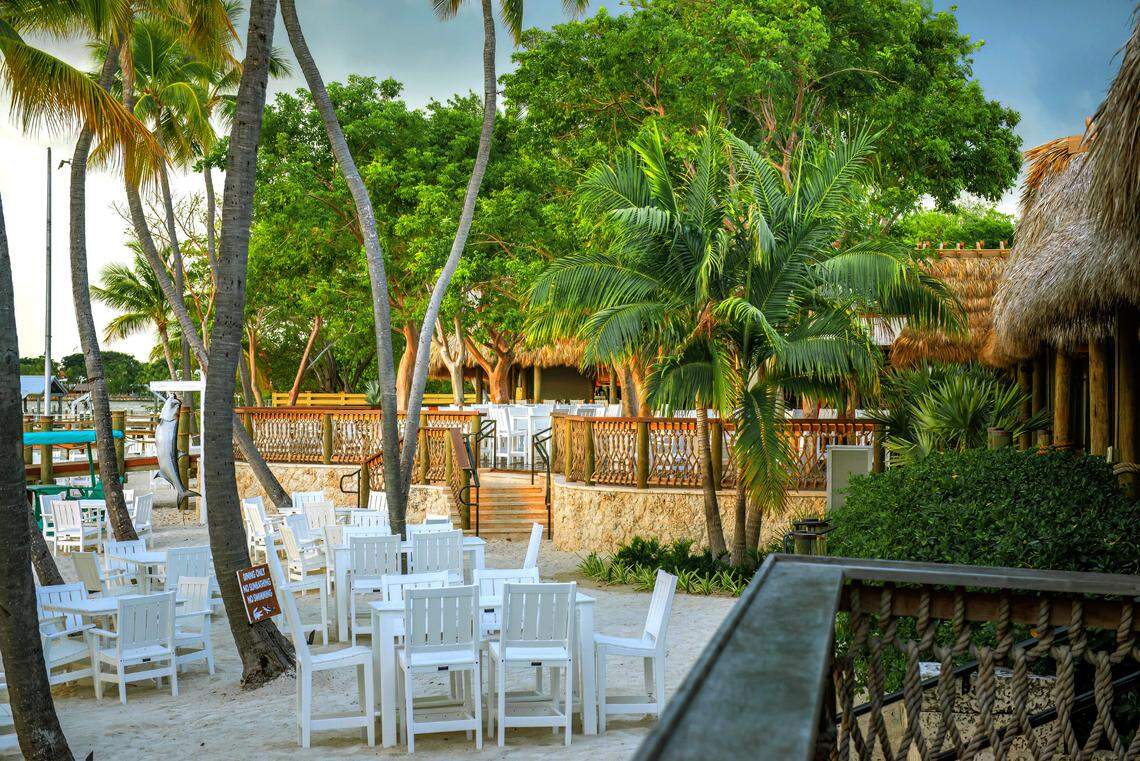 Beachfront dining at the renovated Marker 88 in Islamorada.