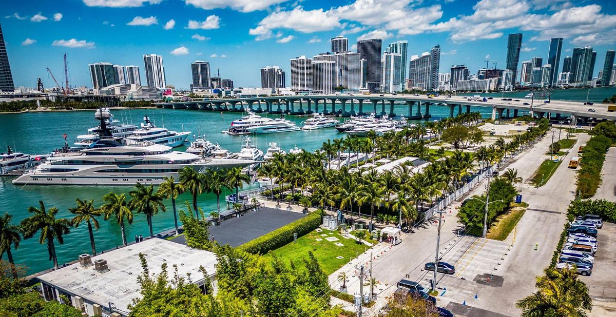 View of Watson Island, where developers Nitin Motwani, managing partner of Miami Worldcenter, his brother, Fort Lauderdale developer Dev Motwani, and their partners are taking over the long-term city lease for nearly 11 acres of bayfront land and promising to deliver the long-stalled mixed-used development.