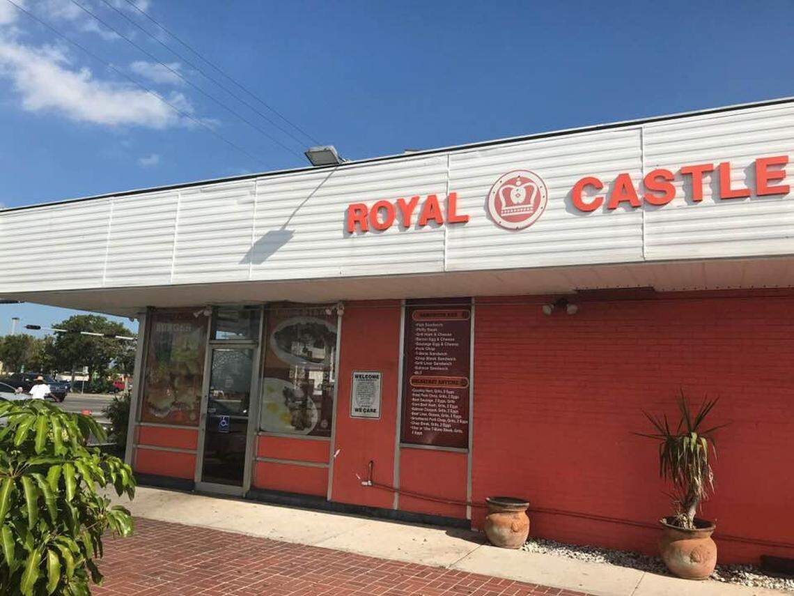 The last remaining Royal Castle in South Florida, on Northwest 79th Street and 27th Avenue.