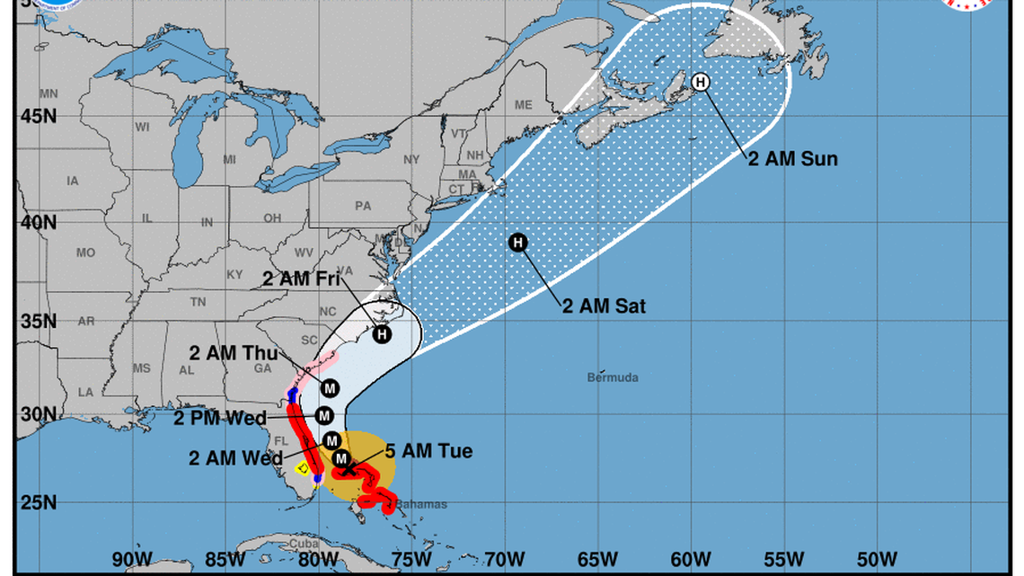 Stationary Hurricane Dorian hangs over Bahamas as a Cat 3, but could be on move soon