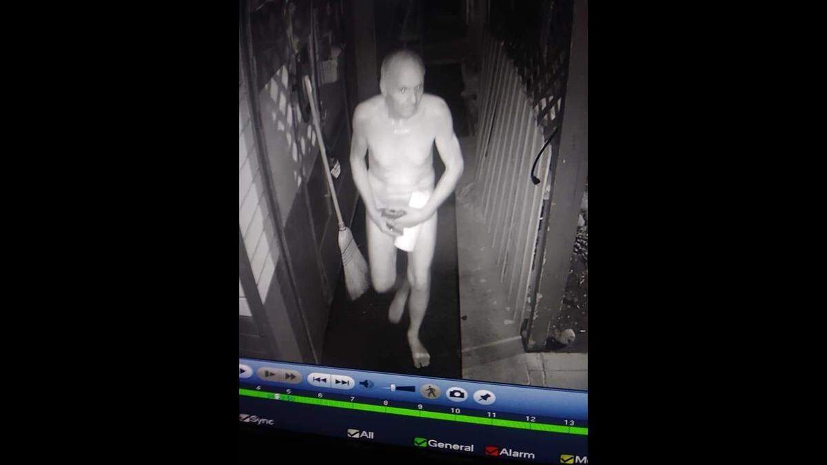A man slipped in through the back of the Chattaway where he wandered around for over four hours. During that time he ate some Maruchan Instant Lunch ramen, removed all of the items from a shed and got naked.