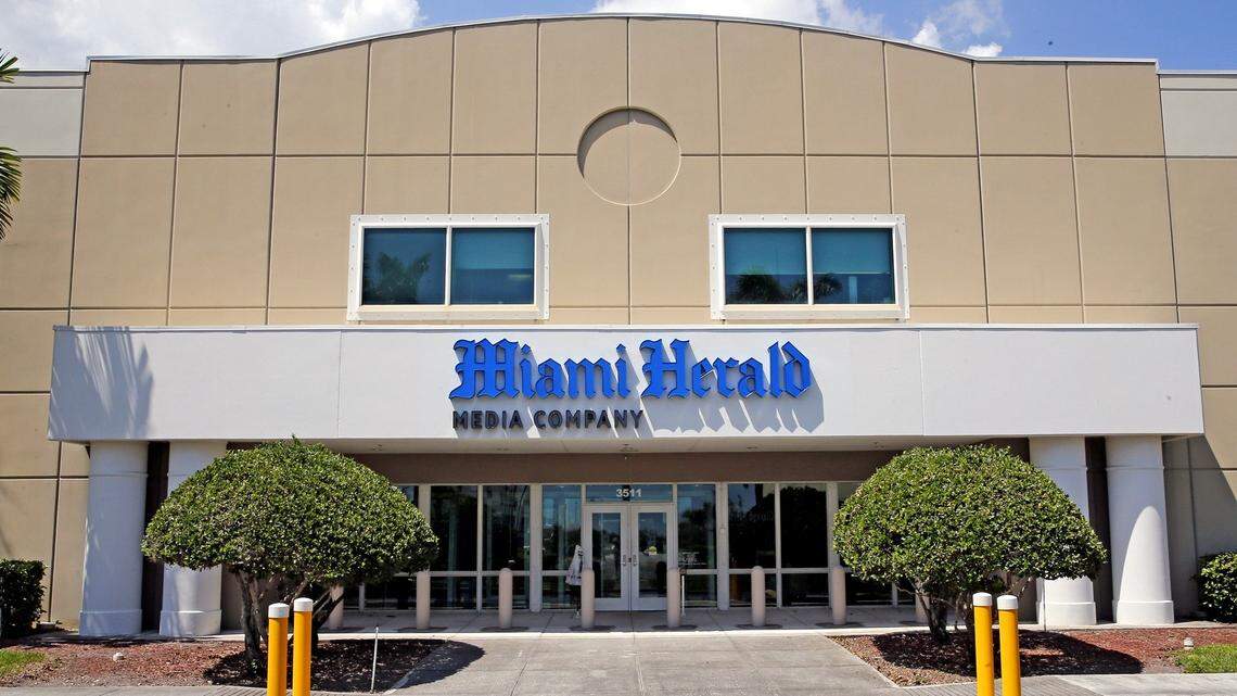 The Miami Herald Media Company headquarters in Doral.
