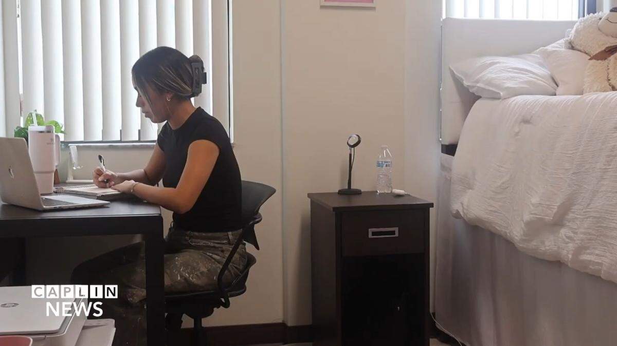 Mia Florian, a student at Florida International University, chose to live on campus, primarily for the convenience.