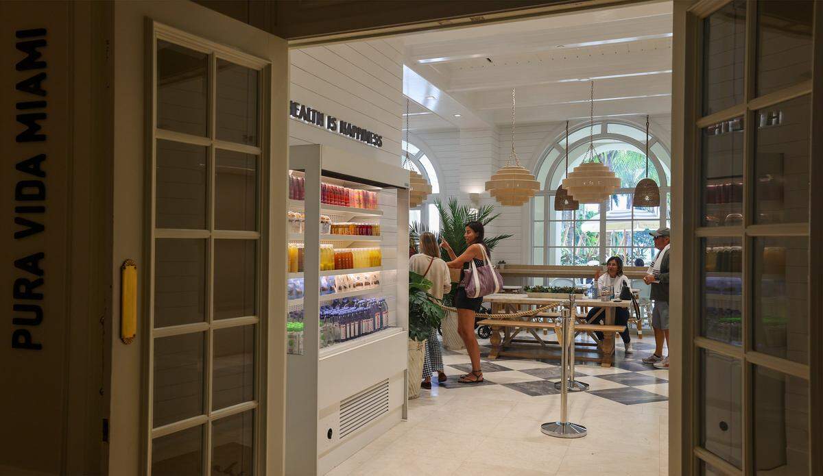 Pura Vida Miami is now opened at Ritz-Carlton Key Biscayne as the luxury hotel reopened after undergoing several months of renovations. Taken on Tuesday, December 16, 2025, in Key Biscayne, Florida.