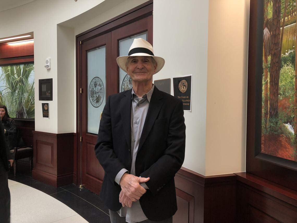Joe Redner, a 77-year-old Tampa strip club owner and medical marijuana patient, appeared in court on Feb. 22, 2019, for oral arguments in his case to grow his own medical marijuana.