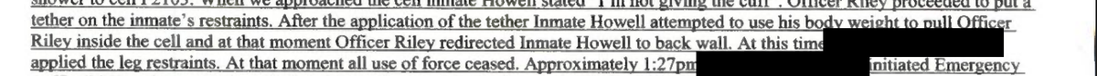 One of the near-identical statements from one of Michael Riley Jr.’s fellow corrections officers.