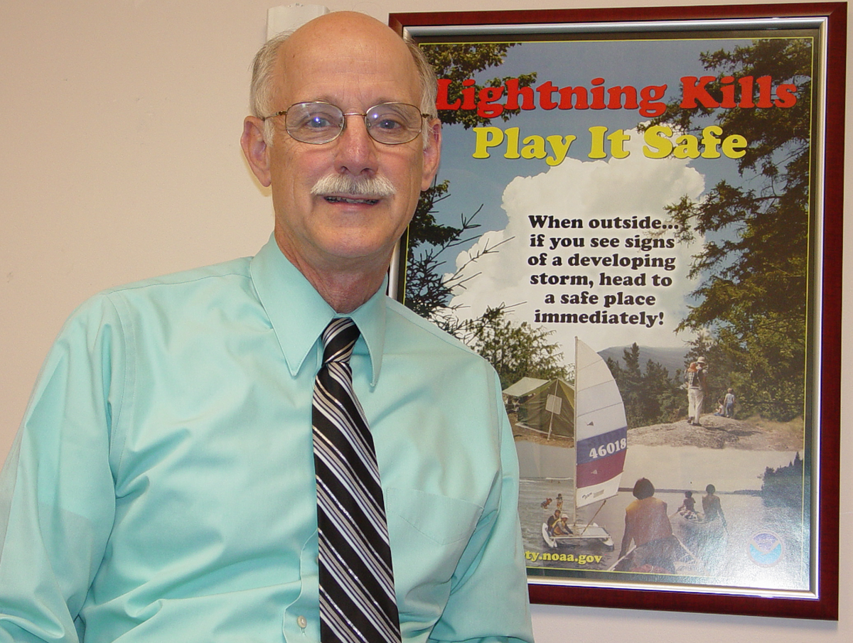 National Weather Service meteorologist John Jensenius, who oversaw the service’s lightning safety program and tracked lightning fatalities, retired last month after nearly 42 years.