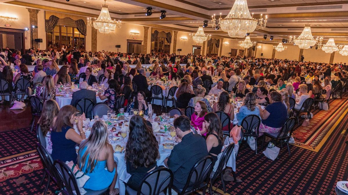 Guests enjoy lunch during the 22nd annual Hispanic Women of Distinction Charity (sold out) luncheon celebrated at Signature Grand in Davie, Florida, on Friday, August 25, 2023.